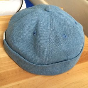 Japanese style denim round hat